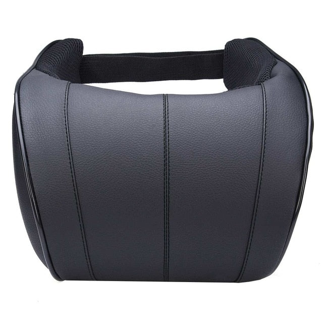 PU Leather Auto Car Neck Pillow Memory Foam Filling Neck Rest Seat Headrest Pillow For Car Gadget Auto Accessories