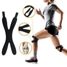 Cargar imagen en el visor de la galería, Running Sports Patella Brace Wrap Stabilizer Cushioning Band Knee Support Adjustable Knee Protector New
