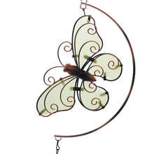 Cargar imagen en el visor de la galería, Luminous Wind Chimes Butterfly Dragonfly Hanging Pendant Garden Balcony Bell Decoration
