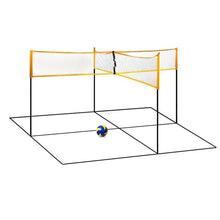 Cargar imagen en el visor de la galería, Portable Professional Outdoor Sand Grass Or Indoors Cross Volleyball Sports Volleyball NetQuickstart Tennis Badminton Square Net
