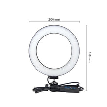 Cargar imagen en el visor de la galería, Vanity table mirror Light USB LED Selfie Ring Light Desk Lamp LED Studio Ring Light
