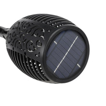 Load image into Gallery viewer, 96 LED Solar Flame Flickering Waterproof LED Garden Landscape Path Lighting
