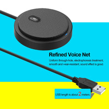 Cargar imagen en el visor de la galería, UM02 USB Omni-directional Condenser Microphone Mic Voice Chat Video Games Live Broadcast Sound Pick-up for Desktop Laptop PC
