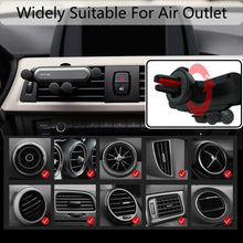 Cargar imagen en el visor de la galería, Air Vent Car Mount Gravity Grip Car Phone  Holder For iPhone/Galaxy/LG
