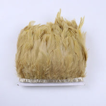 Cargar imagen en el visor de la galería, Natural Chicken Feathers Ribbon Fringe Dyed Feather Trim Accessory Decoration Crafts Plumes
