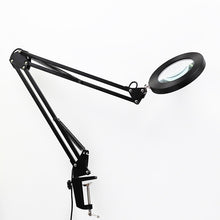 Load image into Gallery viewer, Table Lamp 5X Magnifying Dimming Swing Arm Beauty Skincare Manicure Tattoo Jewelry repair Embroidery
