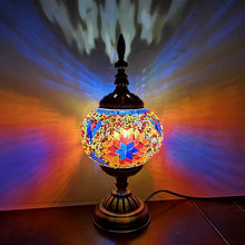 Load image into Gallery viewer, Mosaic Table Lamp Bedroom Study Romantic Style Decoration Table Lamp
