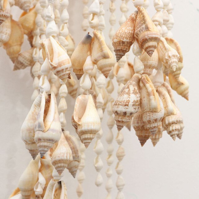 Conch Sea Shell Wind Chime Hanging Ornament Wall Decoration Creative Hanging