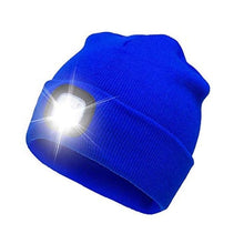 Load image into Gallery viewer, Hot Christmas Gifts Adult/Kids Hat LED Lighted Beanie Cap Hip Hop Knit Hat Hunting Running
