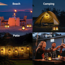 Load image into Gallery viewer, Dancing Solar Flame Lanterns 1 or 2 Pack Outdoor Garden Waterproof Landscape Lights
