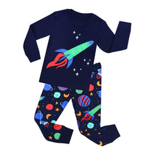 Cargar imagen en el visor de la galería, 100% Cotton Children Pajamas Sets for 2-7yr
