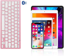 Load image into Gallery viewer, Ultra-Slim Bluetooth Keyboard Compatible with iPad 10.2, iPad Air 10.9/10.5, iPad Pro 11/12.9, iPad Mini,
