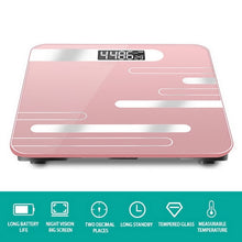 Load image into Gallery viewer, Junejour  New Floor Body Scale Glass Smart Electronic Scales USB Charging LCD Display Body Weighing Home Digital Weight Scale
