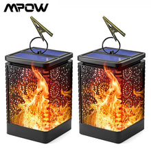 Cargar imagen en el visor de la galería, Dancing Solar Flame Lanterns 1 or 2 Pack Outdoor Garden Waterproof Landscape Lights
