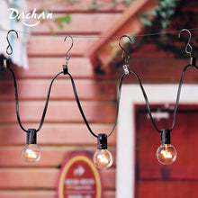 Load image into Gallery viewer, 50 Pcs/Metal Hanging S Shape Hooks with Clips outdoor-Great Holiday Lights
