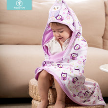 Load image into Gallery viewer, Happy Flute 78*78cm Baby Kids Hooded Bath Towel / Cartoon Baby Bathrobe / Bath Essential/ Baby Blanket
