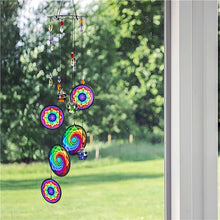 Cargar imagen en el visor de la galería, Wind Chimes Rainbow Maker Window Hanging Sun Catcher Feng shui Wind Chimes Decoration for P
