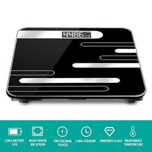 Load image into Gallery viewer, Junejour  New Floor Body Scale Glass Smart Electronic Scales USB Charging LCD Display Body Weighing Home Digital Weight Scale
