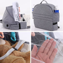 Cargar imagen en el visor de la galería, Portable Baby Bed Foldable Travel Mosquito Net Crib with Toys Breathable Multi-function Folding Baby Nest Toddler Sleeping Bed
