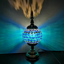 Load image into Gallery viewer, Mosaic Table Lamp Bedroom Study Romantic Style Decoration Table Lamp
