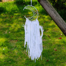 Load image into Gallery viewer, Half-moon Dream Catcher Handmade Dream Catcher Wall Hanging Decoration
