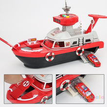 Load image into Gallery viewer, Kids Toys Simulation Track Boat Diecasts &amp; Toy Vehicles Music Story Light Toy Ship Model Toy Car Parking Boys Toys
