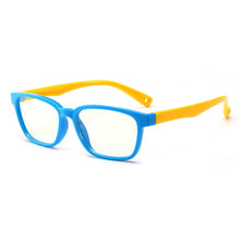 Cargar imagen en el visor de la galería, Anti-blue Light Silicone Glasses Children Soft Frame Plain Glasses Kids frame
