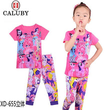 Cargar imagen en el visor de la galería, 2020 Girl/boy cotton Pajamas sets cartoon, Christmas, superhero, and more
