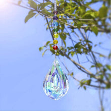 Cargar imagen en el visor de la galería, 76mm Crystal Pendant Prism Suncatcher Rainbow Maker Chandelier Part Window Hanging Ornament Home Garden Decor Figurine Xmas Gift
