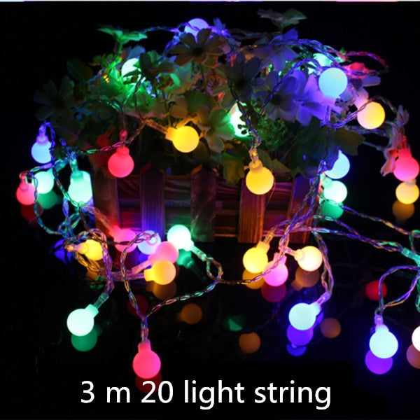 220v /110v star LED Curtain String Lights Fairy Garland decoration