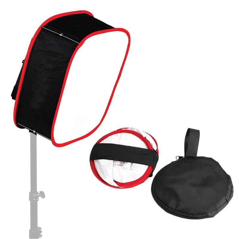 Universal Foldable Collapsible Portable Softbox Diffuser LED Soft Lamp Light Cover Box Digital Camera Photography Studio Tools