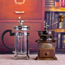 Cargar imagen en el visor de la galería, New Coffee Grinder French Press Set Coffee Utensils Activity Gift Manually Operated Coffee Grinder Coffee Grinder Gift Set
