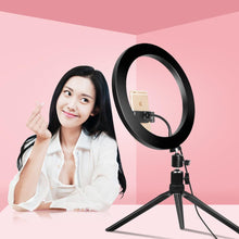 Cargar imagen en el visor de la galería, Vanity table mirror Light USB LED Selfie Ring Light Desk Lamp LED Studio Ring Light
