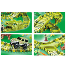 Cargar imagen en el visor de la galería, Hot Toys Car Tracks Toy Dinosaurs Car Toy Set Race Track Vehicle Children Toys
