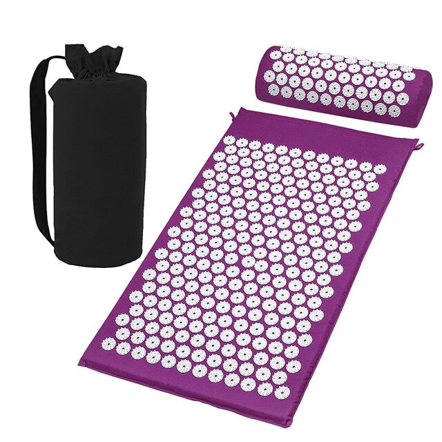 Yoga Massage Mat Acupressure Massager Spike Mat Massage Cushion Pads Home Health Back Neck Foot Massager Pillow Pain Relieve