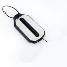 Load image into Gallery viewer, Clip Nose Reading Glasses Mini Folding Reading Glasses Men and Women With Key chain
