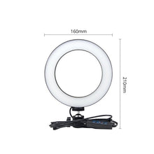 Cargar imagen en el visor de la galería, Vanity table mirror Light USB LED Selfie Ring Light Desk Lamp LED Studio Ring Light
