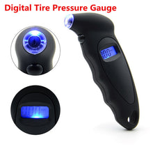 Cargar imagen en el visor de la galería, Tire pressure gauge 0-150 PSI Backlight High-precision digital tire pressure monitoring car tire pressure gauge
