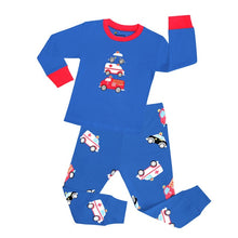 Cargar imagen en el visor de la galería, 100% Cotton Children Pajamas Sets for 2-7yr
