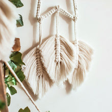 Load image into Gallery viewer, Macrame Star Wall Hanging Woven for Room Cotton Handmade Wall Star Bohemian Chic Tassel
