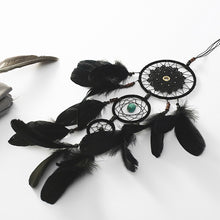 Cargar imagen en el visor de la galería, Creative Hanging Feather Multi-ring Dream Catcher  Room Wall Decoration
