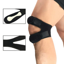 Cargar imagen en el visor de la galería, Running Sports Patella Brace Wrap Stabilizer Cushioning Band Knee Support Adjustable Knee Protector New
