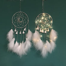 Load image into Gallery viewer, Handmade LED Light Dream Catcher Wall Hanging
