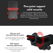 Cargar imagen en el visor de la galería, Air Vent Car Mount Gravity Grip Car Phone  Holder For iPhone/Galaxy/LG
