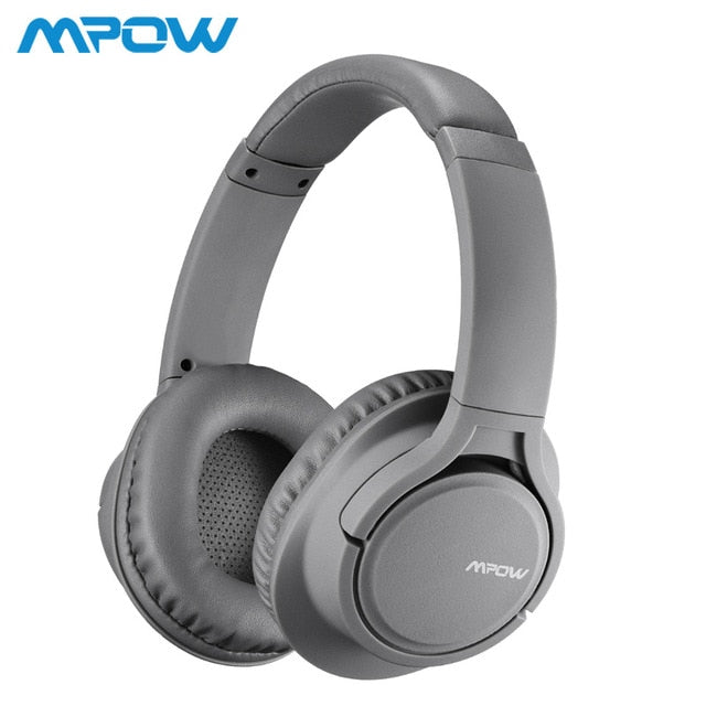 Mpow H7 18h Playing Time Over Ear Bluetooth Wireless/Wired Headphones With Microphone Soft Earmuffs 40mm Driver For PC TV Phones