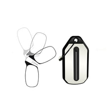 Load image into Gallery viewer, Clip Nose Reading Glasses Mini Folding Reading Glasses Men and Women With Key chain
