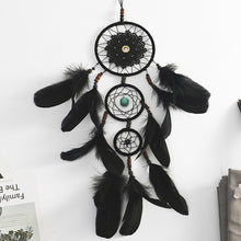 Cargar imagen en el visor de la galería, Creative Hanging Feather Multi-ring Dream Catcher  Room Wall Decoration
