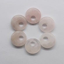 Cargar imagen en el visor de la galería, natural stone pendants donuts, 12/batch free, 18mm beads for jewelry making
