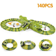 Cargar imagen en el visor de la galería, Hot Toys Car Tracks Toy Dinosaurs Car Toy Set Race Track Vehicle Children Toys
