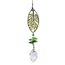 Cargar imagen en el visor de la galería, H&amp;D Natural Stones Tree of Life Sun Catcher Healing Crystals Drop Pendant Rainbow Maker Collection Decor for Home
